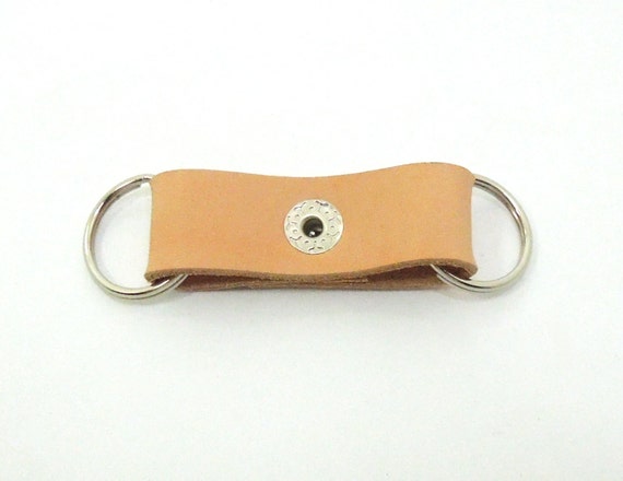 Leather valet keychain clearance