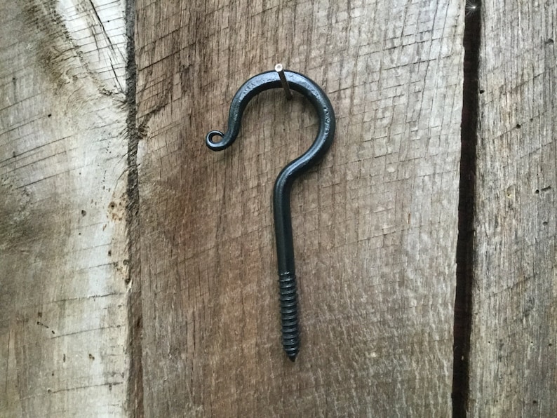 Forged Eye Screw Eye Hook Ceiling Hook Etsy