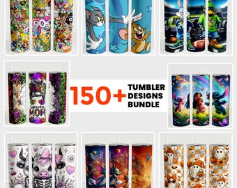 150+ Tumbler Wrap Bundle, Instant Download 20oz Tumbler PNG Wraps Design, Digital