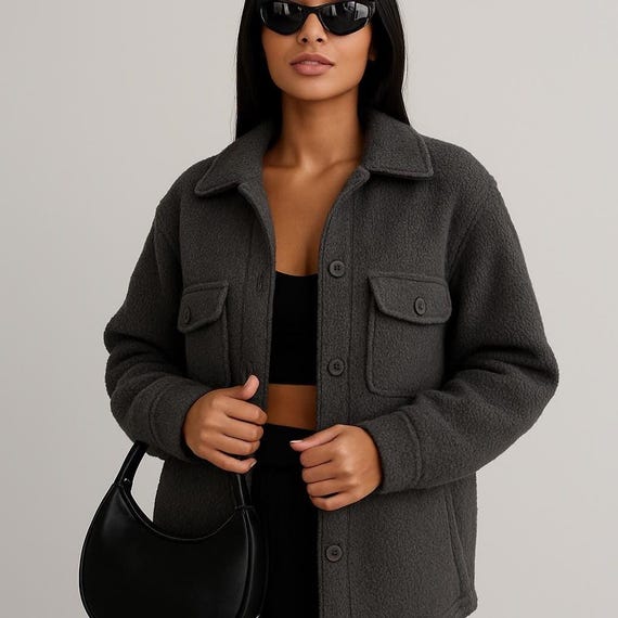 mäntel boucle jacke fÃ¼r damen