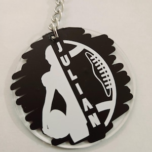 Acrylic keychain personalized