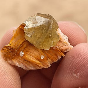 Cerussit Kristall – Mine Les Dalles, Mibladen, Marokko