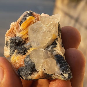 Cerussit Kristall – Mine Les Dalles, Mibladen, Marokko