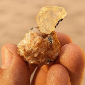 Cerussit Kristall – Mine Les Dalles, Mibladen, Marokko