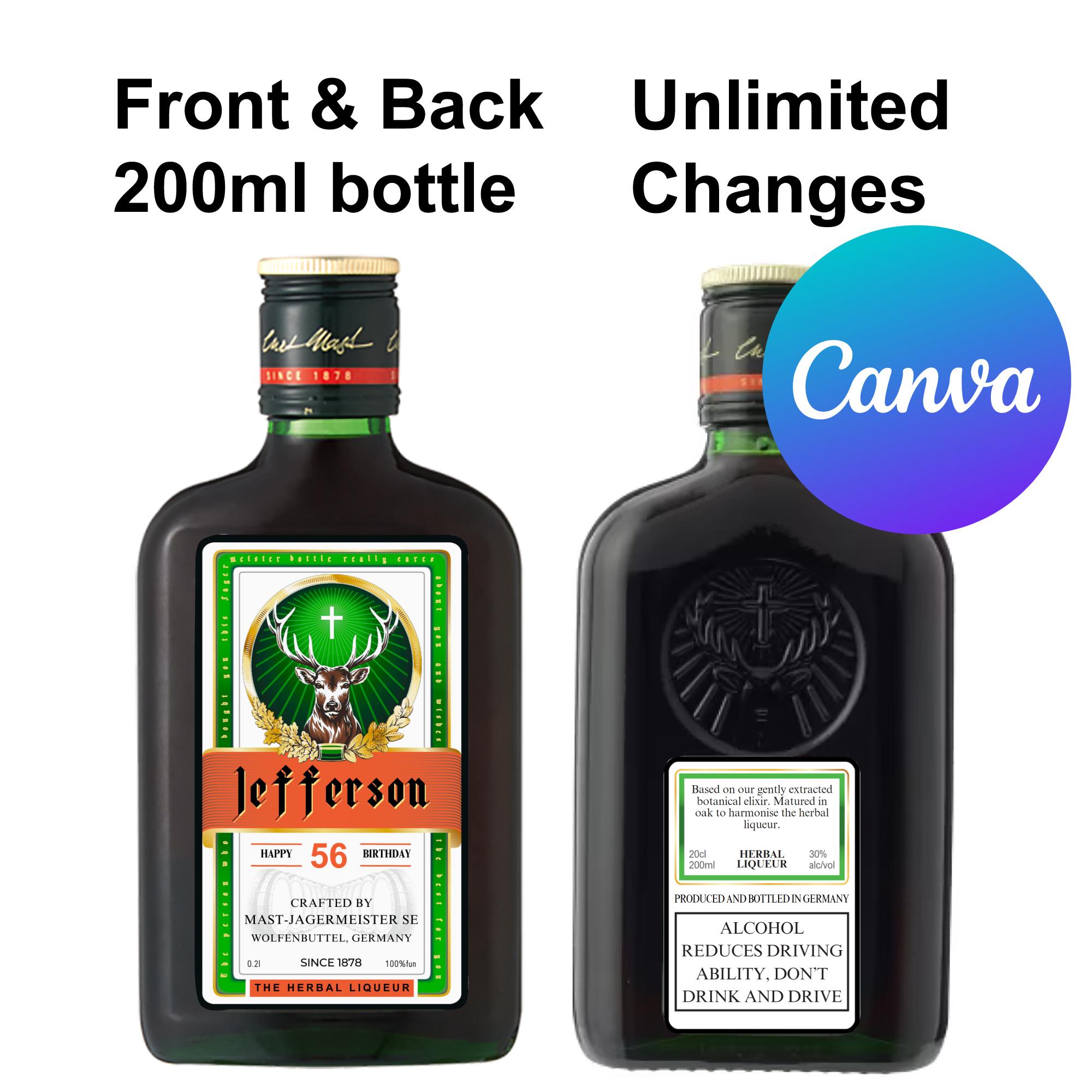 Jagermeister label - Etsy 日本