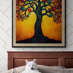 Tree of Life Digital Wall Art – Vibrant & Symbolic Printable
