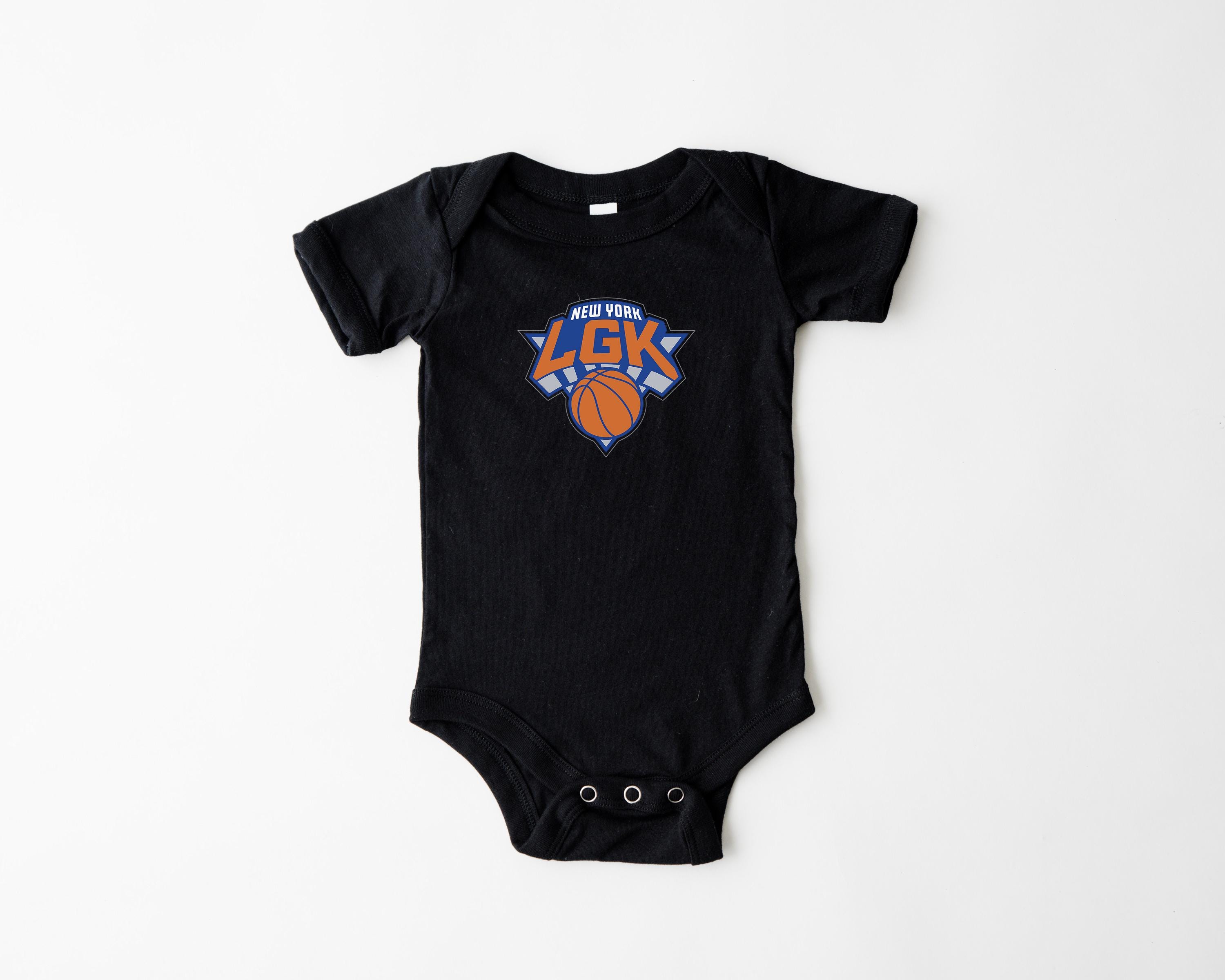 NYK LGK Lets Go Knicks New York Onesie for Babies Baby Toddler