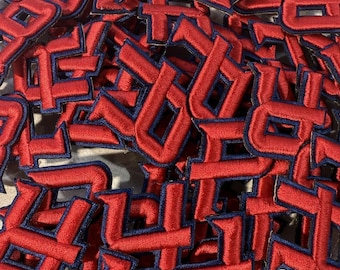 Puerto Rico PR Patches 3D Puff Eisenrücken 2,5 "Höhe