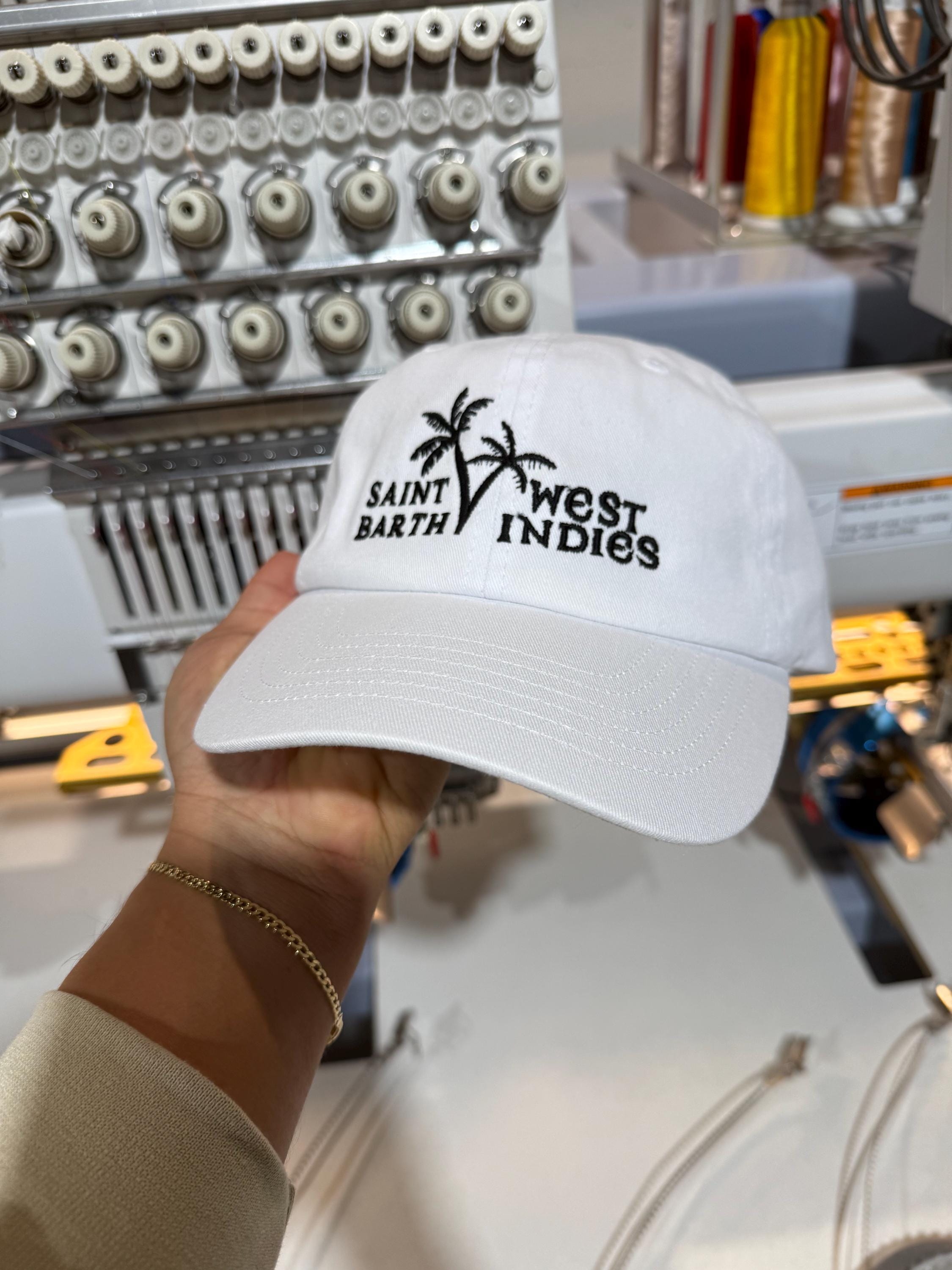 Saint Barth West Indies Bad Bunny White Hat Adjustable Bad Bunny