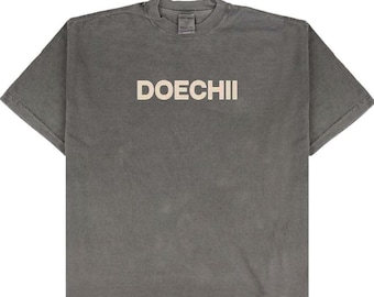 DOECHii Vintage Wasch T-Shirt