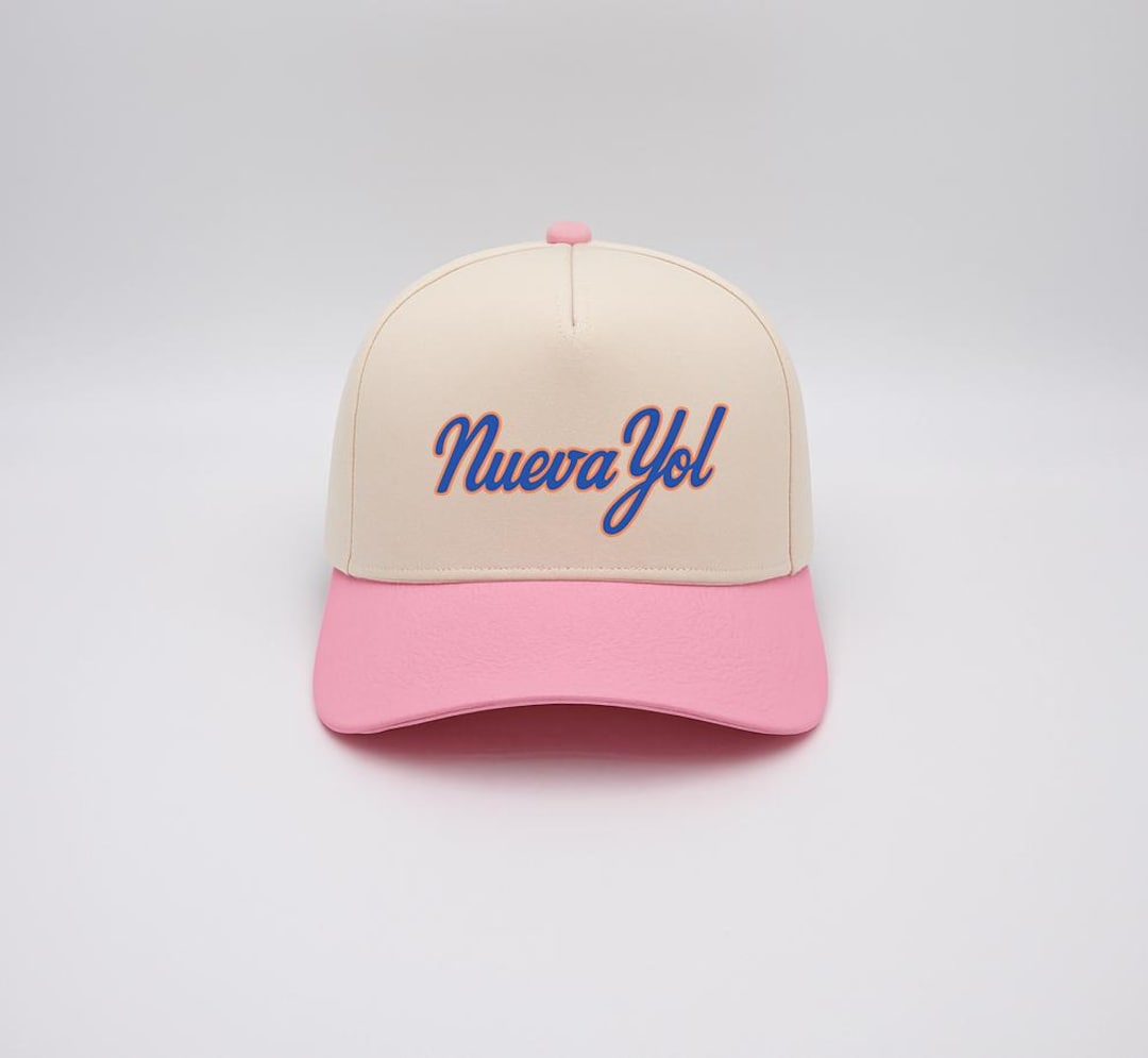 oMA NY スカルキャップ ピンク Nueva Yol New York City Ny Nyc New York Hat Cap Embroidered Pink