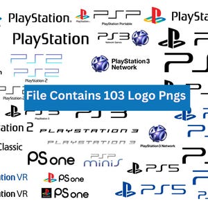 Play Station Platform Logos PNGS