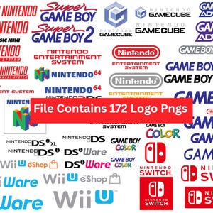 Nintendo Platform logos PNGs