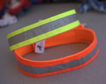 Reflective, Break-away Hook and Loop Polypropylene Safety Dog Collar [Perfect for doggie day-cares & veterinarian practices] 6.50-9.00