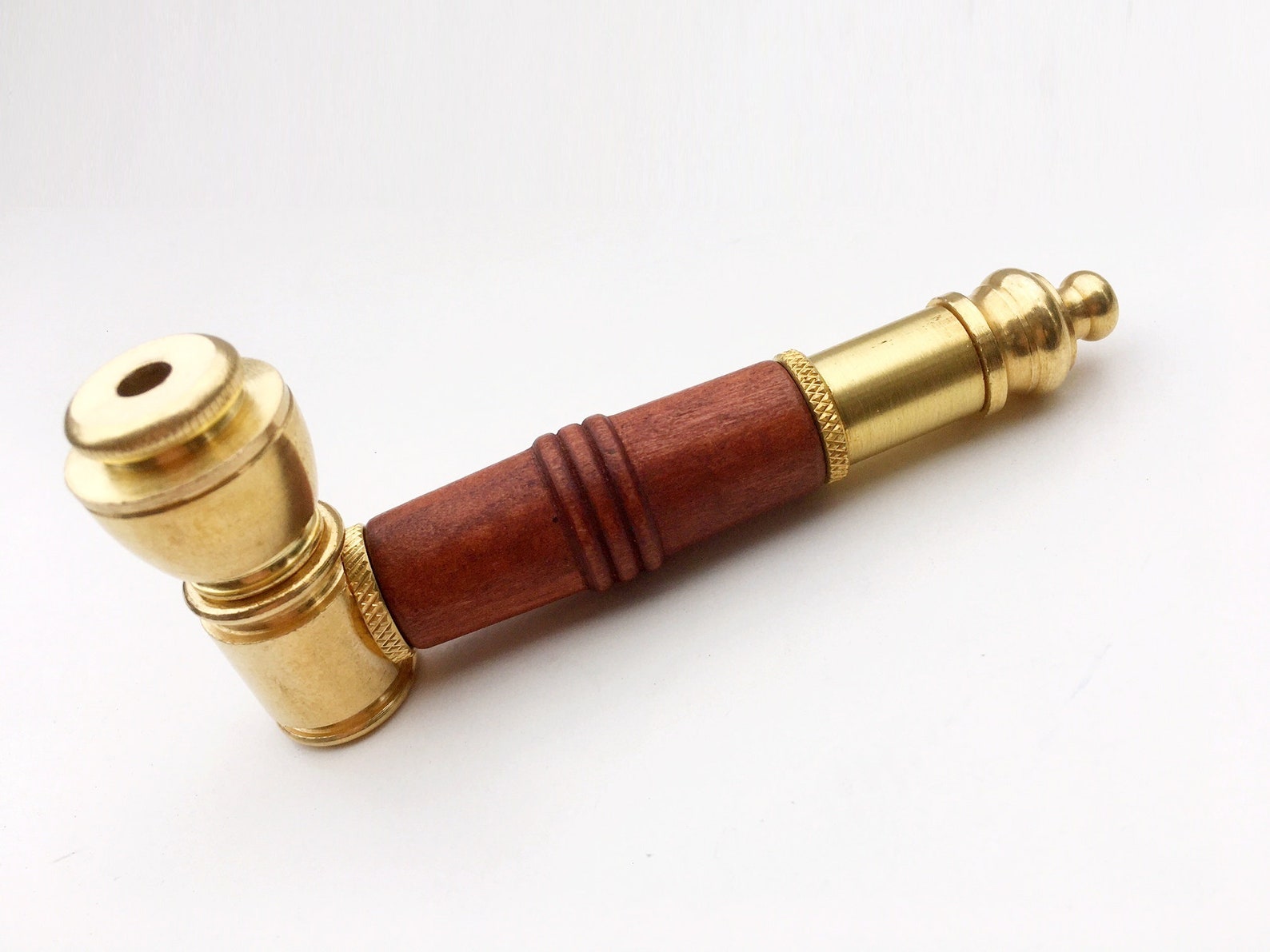 Brass Smoking PipeMetal Smoking PipeWood PipeSmoking Etsy