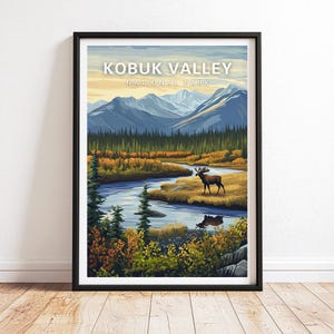 Kobuk Valley National Park Poster, Kobuk Valley Alaska National Park, Kobuk Valley Print, Kobuk Valley Wall Art, National Park Gift