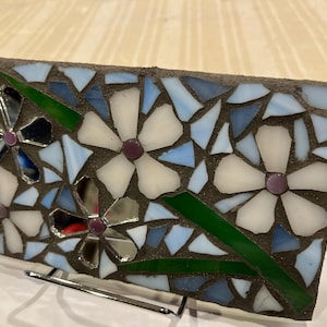 DIY Mosaic Flower Kit, Glass Mosaic Kit, Craft Kit, Mosaic Stained glass kit, DIY for Adults