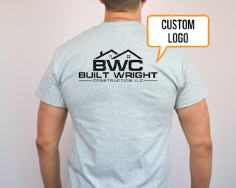 Construction business logo, construction business shirts, general contractor shirt, custom construction logo, custom construction shirts