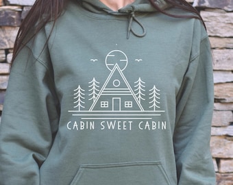 Cabin Weekend Sweatshirt - Perfect for Outdoors, Girls Weekend Matching Sweatshirt, Cabin Crewneck, Mountain Sweatshirt, Weekend Cabin Trip