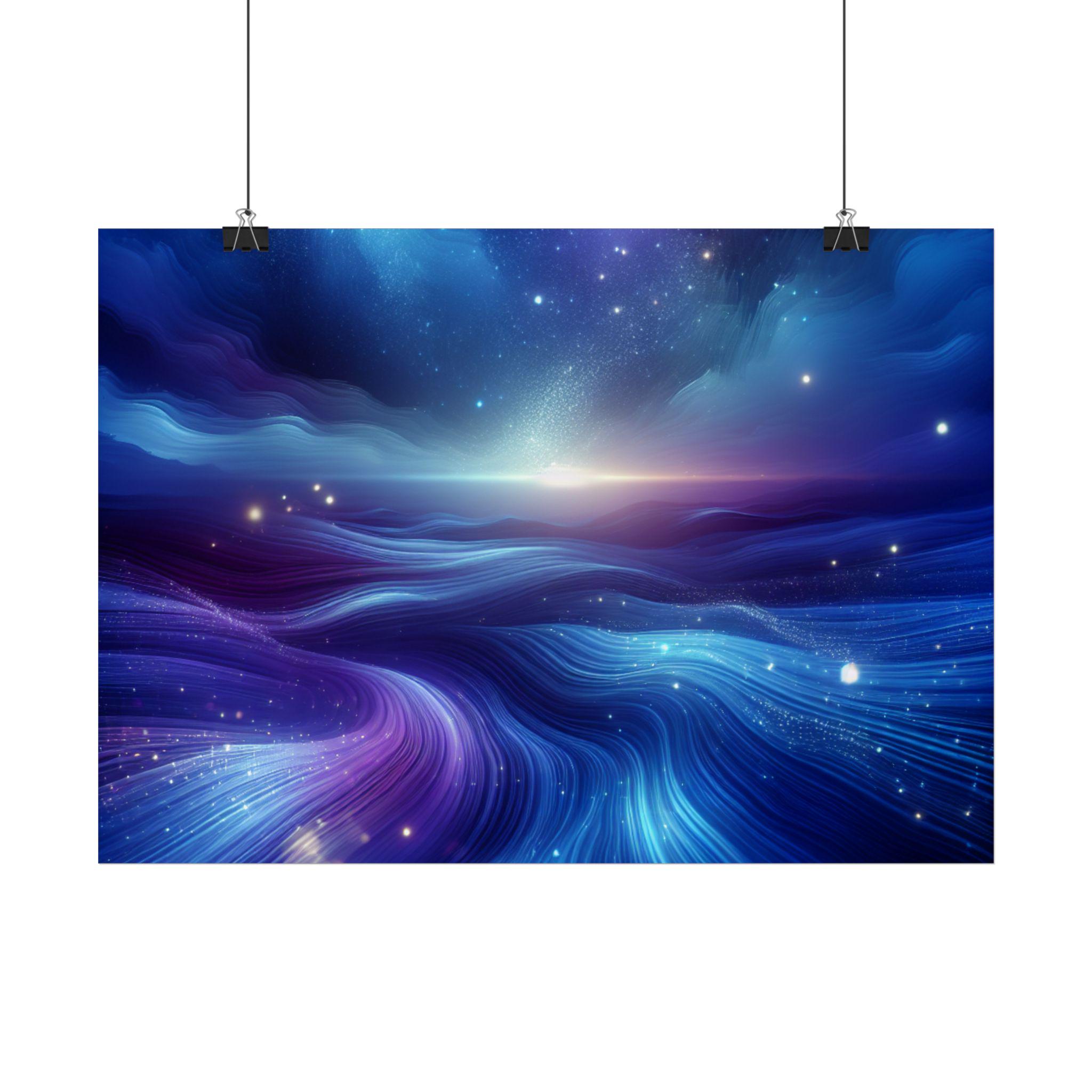Space Poster, Galaxy Wall Art Print, Outer Space Decor, Astronomy Room ...