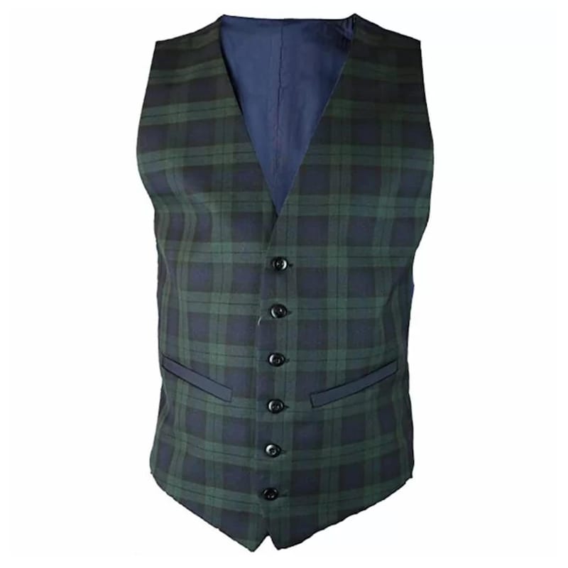 Kilt Outfit With Tartan Waistcoat And Accessories main image 1