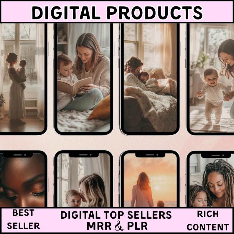 1500+ Mom Life Reels-paket | Ansiktslösa Canva-mallar | PLR MRR-återförsäljningsrättigheter bild 6