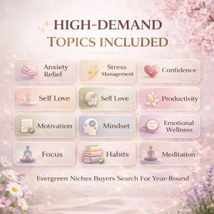 170 Self Help eBooks Bundle, Psychology Mindset Personal Growth Library, PLR MRR Digital Products, Resell Rights image 3