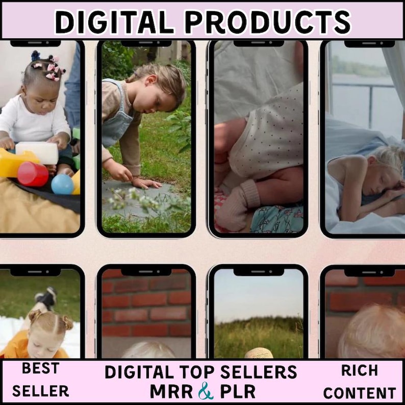 1500+ Mom Life Reels-paket | Ansiktslösa Canva-mallar | PLR MRR-återförsäljningsrättigheter bild 4
