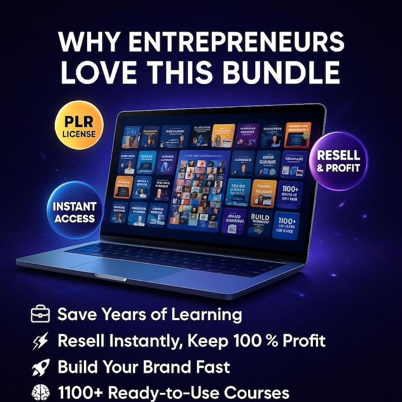 1100+ Business Courses Bundle Online Business Training Digital Products ...