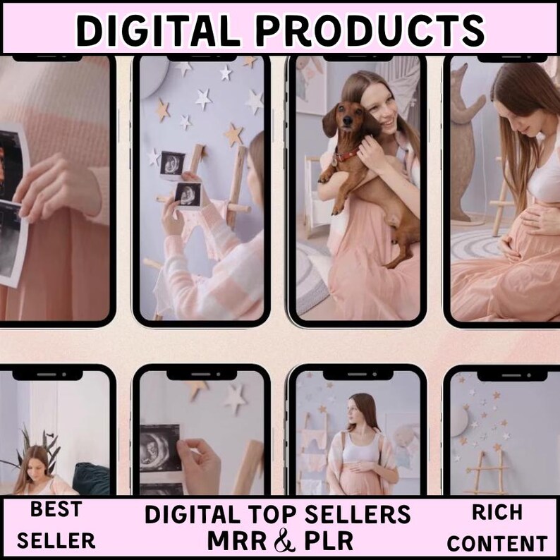1500+ Mom Life Reels-paket | Ansiktslösa Canva-mallar | PLR MRR-återförsäljningsrättigheter bild 7