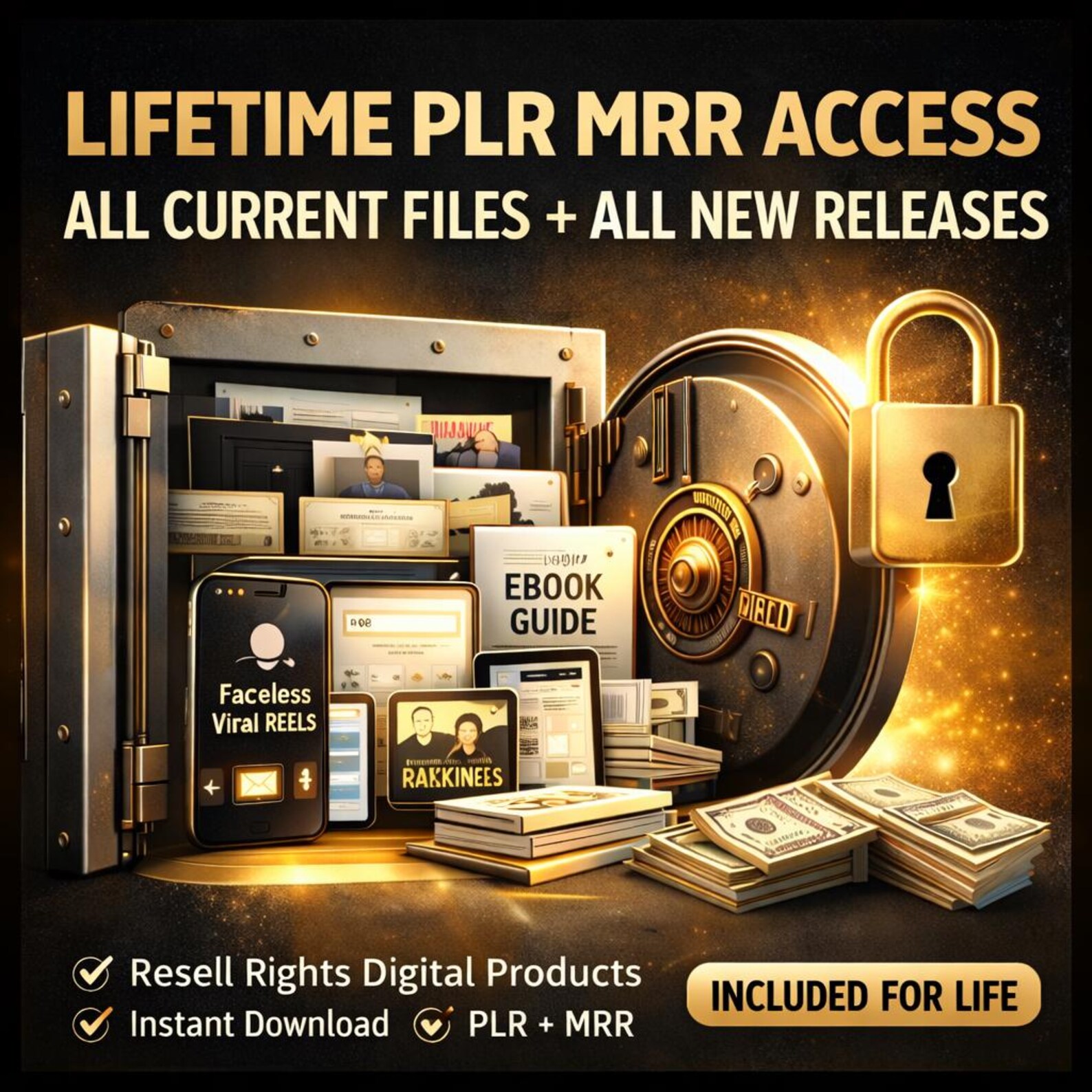 Ultimate PLR MRR Business Vault | Massive Digital Products Collection ...