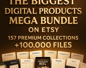 100,000+ Canva Templates Plr Mrr Resell Rights Planner Journal Bundle
