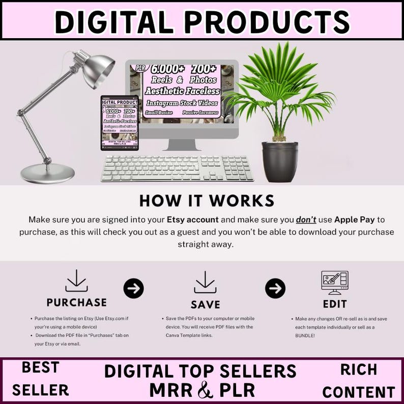 1500+ Mom Life Reels-paket | Ansiktslösa Canva-mallar | PLR MRR-återförsäljningsrättigheter bild 9