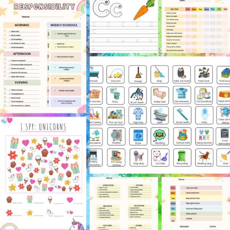 18000+ Kids Learning Worksheets PLR MRR Resell Rights Toddler Preschool ...