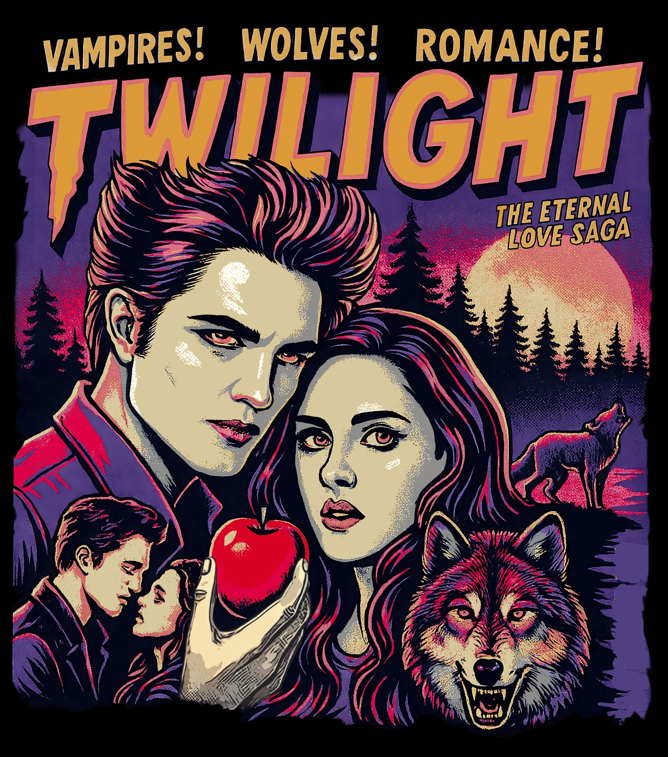 トワイライト PNG | 吸血鬼と狼男のロマンスクリップアート | デジタルダウンロード - Etsy 日本, image size:2647x3000