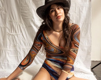 The Elysian Bodysuit Sewing Pattern by Friday Pattern Company