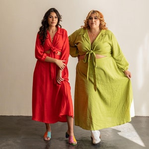 The Saturday Skirt Set Sewing Pattern by Friday Pattern Company