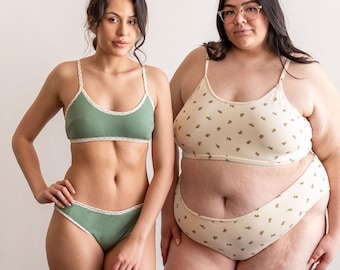 The Twin Lakes Two Piece Swimsuit Sewing Pattern by Friday Pattern Company