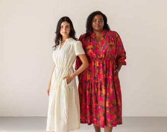 The Canyon Dress and Top PDF Sewing Pattern by Friday Pattern Company