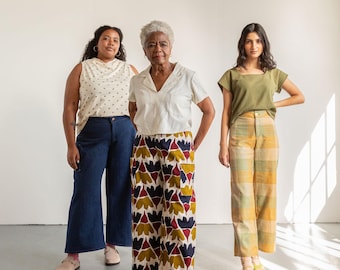 The Flâneur Pants Sewing Pattern Friday Pattern Company