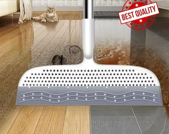 3-in-1 Silicone Magic Broom | Floor Squeegee Scraper, Multi-Purpose Cleaner