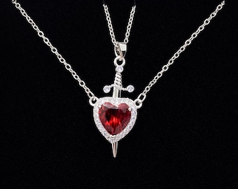 Snow White & The Huntsman Inspired Necklace Set -  Couple Necklace Set