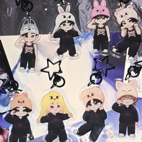 Stray Kids Acrylic Keychains 2.5"