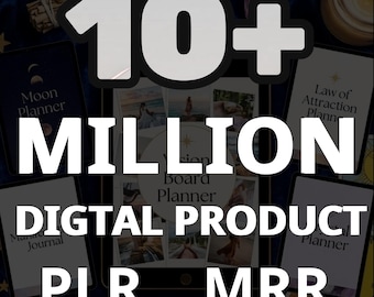 10M+ PLR MRR Digital Products Bundle | Resell Rights