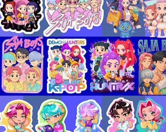 Kpop Demon Hunter SVG Bundle, Huntrix & Saja Boys, Idol Shirt Design (900+ Files)