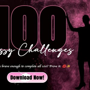 100 Sissy Challenges Checklist l Guide for Sissies, Sissy training, Dominant Feminization Humiliation Ideas