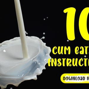 10 Cum Eating Instructions! - Etsy