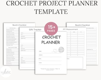 Printable Crochet Project Planner: Crochet Business Organizer (PDF Download)