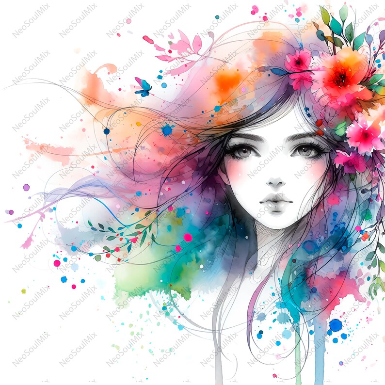 A stylized illustration of a woman's face adorned with flowers, symbolizing the contrast between Venezuela's natural oil wealth and its current production struggles