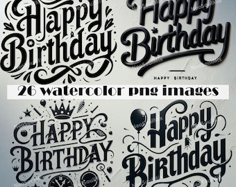 Happy Birthday SVG / Birthday Party SVG / Cut File / Cricut / Silhouette / Birthday SVG